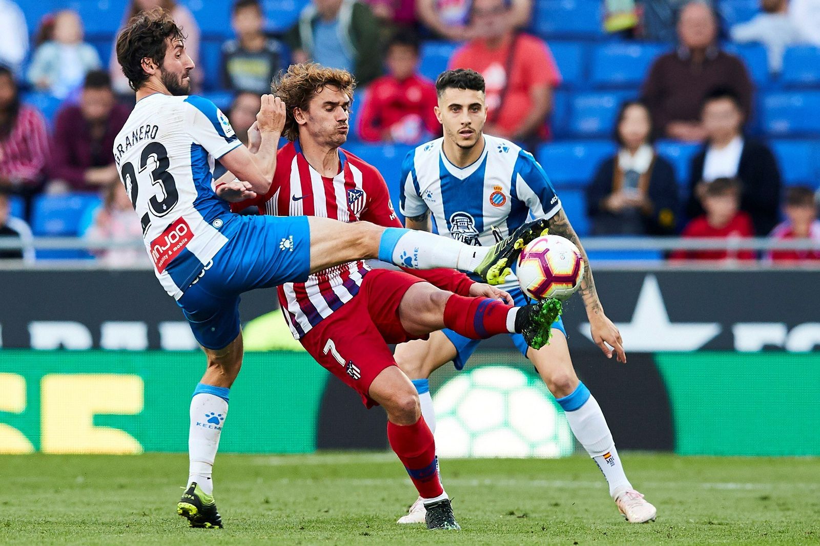 El Espanyol-Atlético, en imágenes