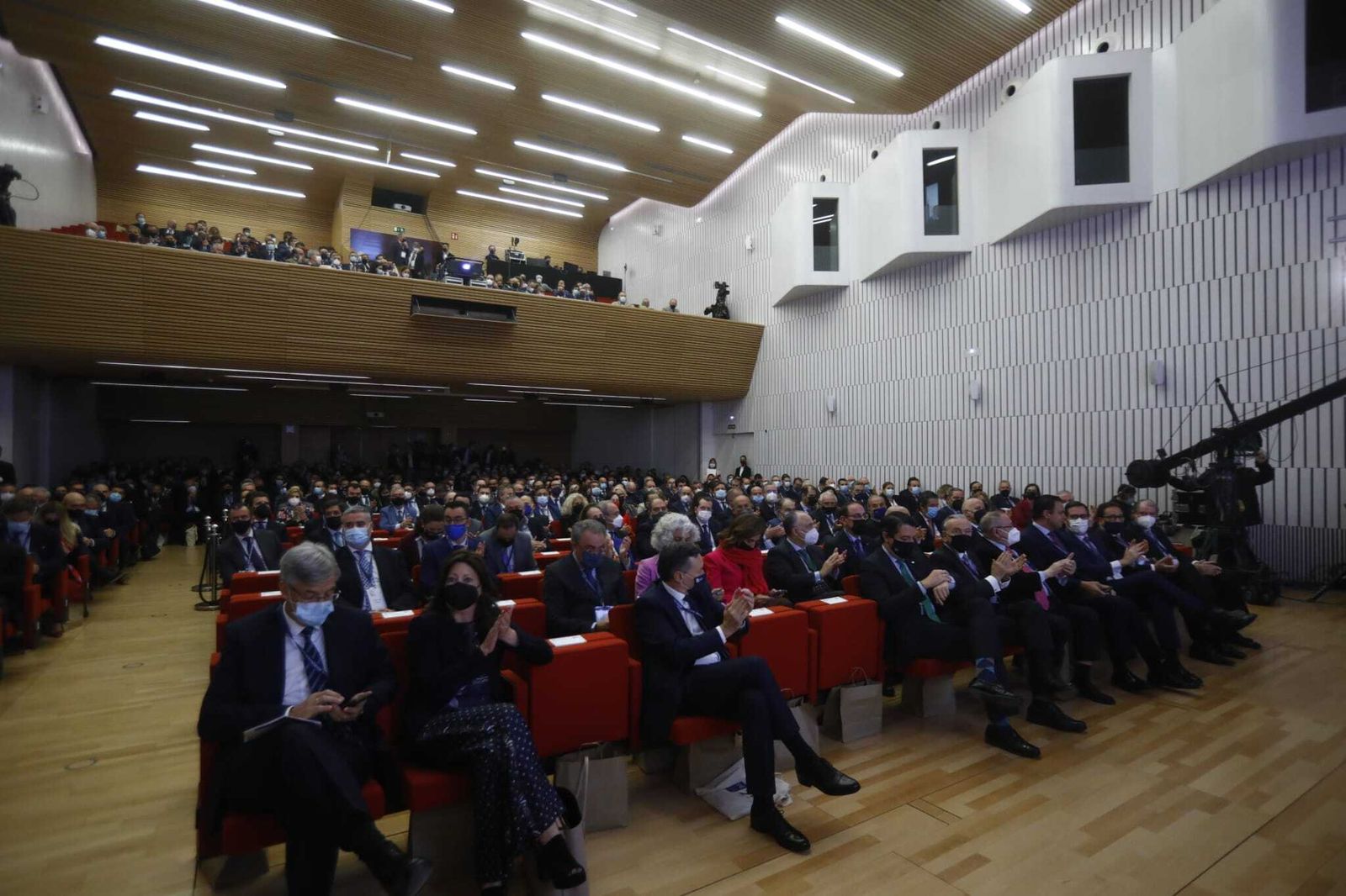 Participantes en el congreso, en el salón de actos del Palacio de Congresos de Córdoba.