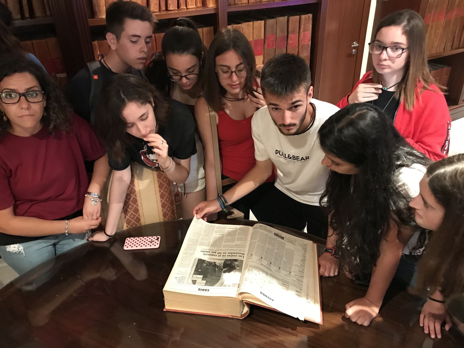 Visita del colegio Sancti Petri de San Fernando