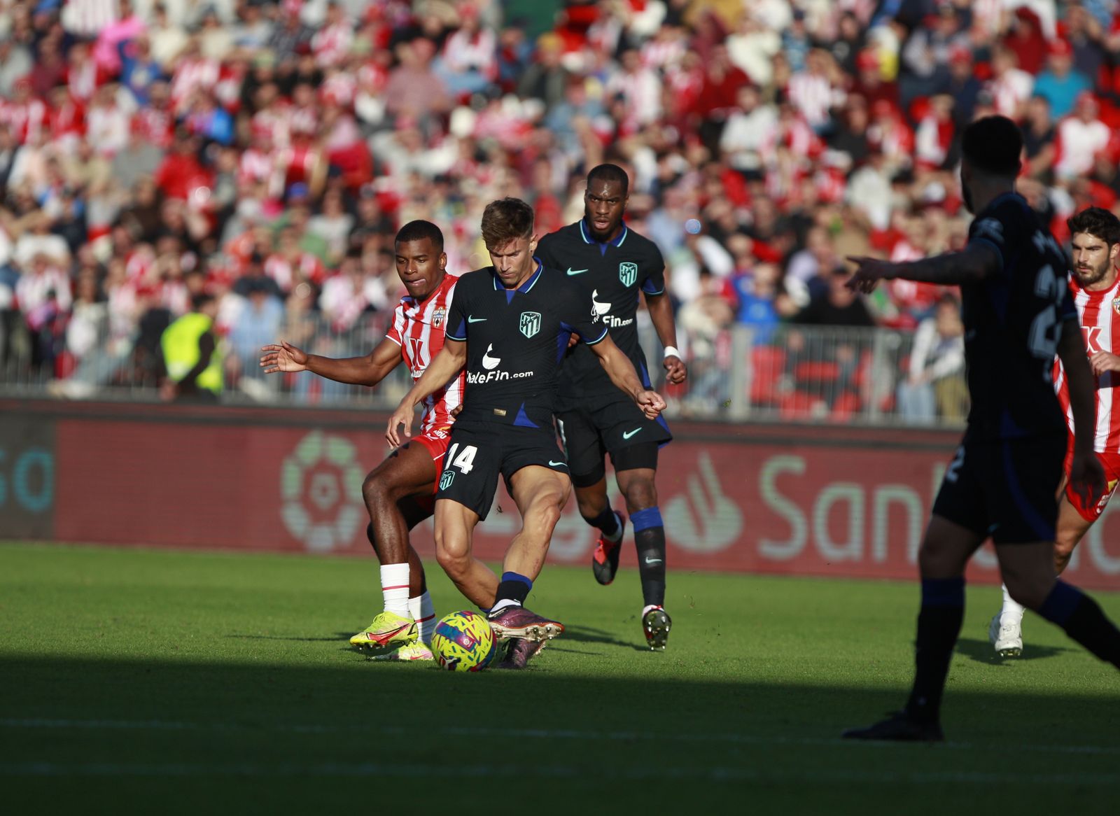 Imágenes del partido U.D. Almería-Atlético de Madrid