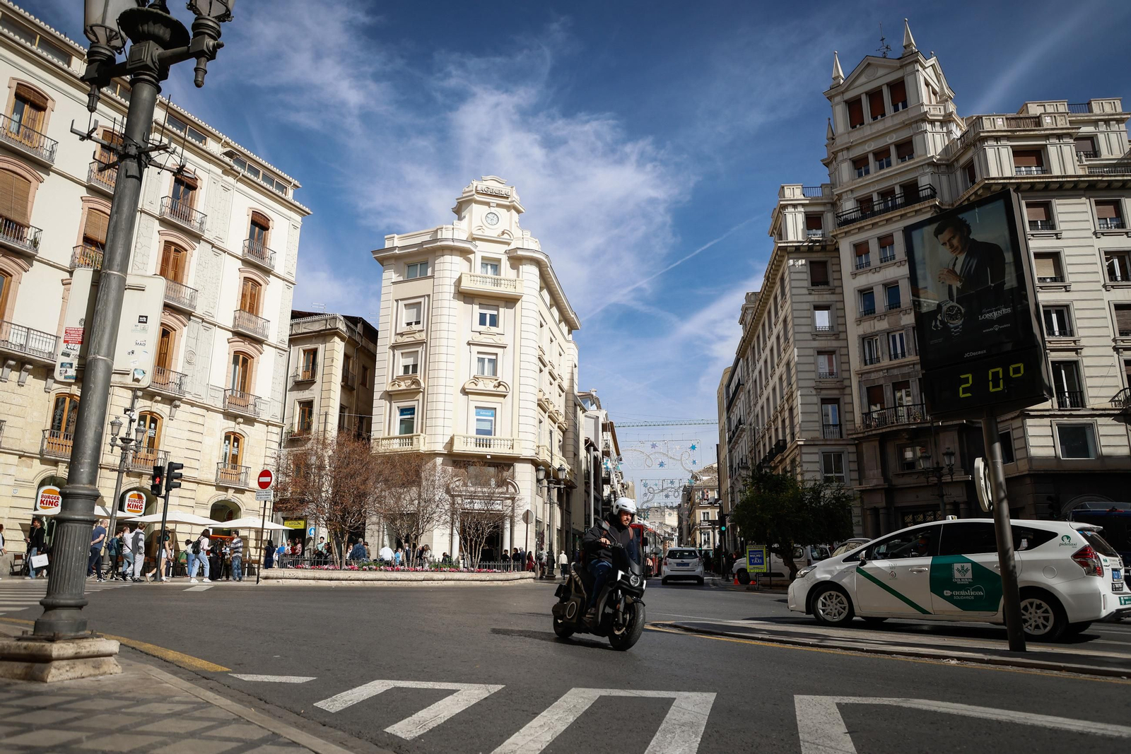 Puerta Real, el Centro de Granada