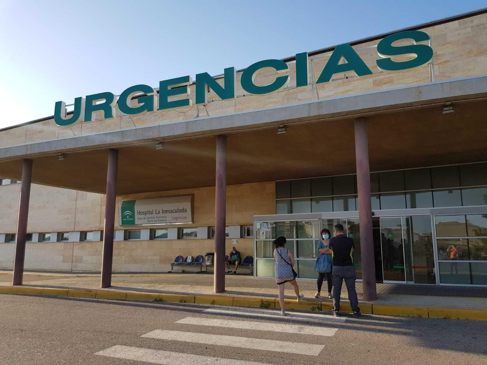 Urgencias del Hospital de la Inmaculada, en Huércal-Overa.