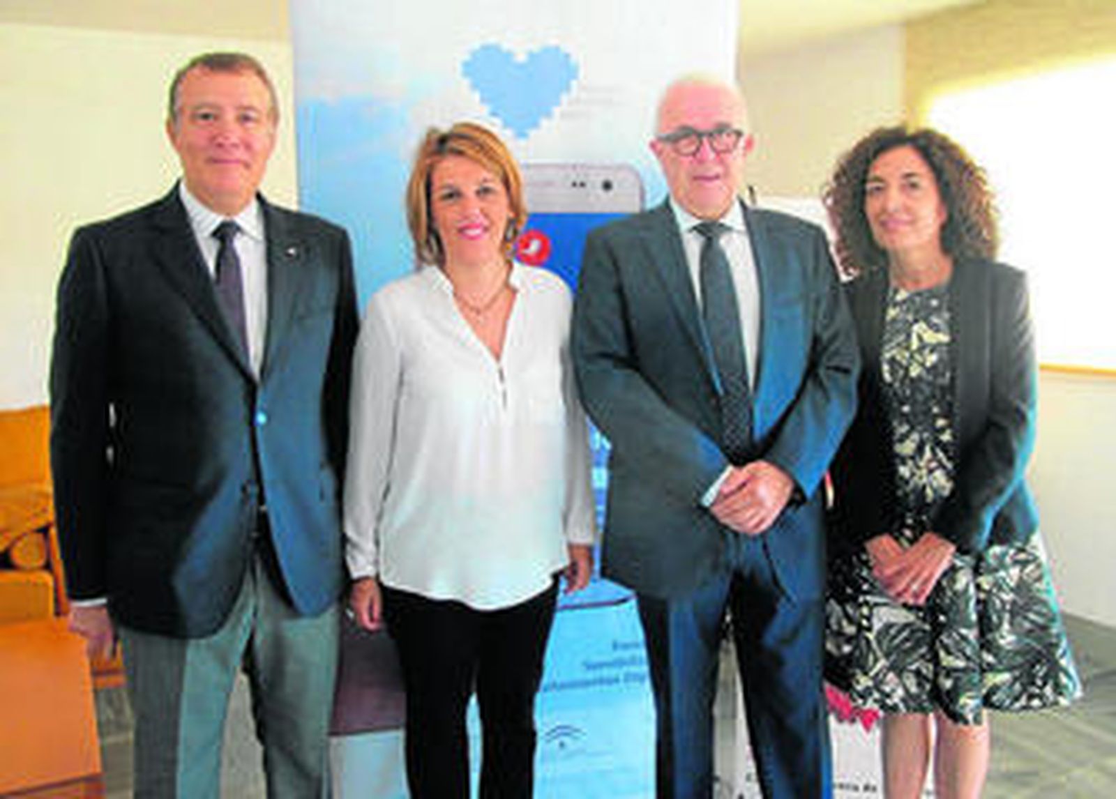 José Carlos Sánchez, Sonia Ferrer, José Sánchez Maldonado y María del Mar Pageo.