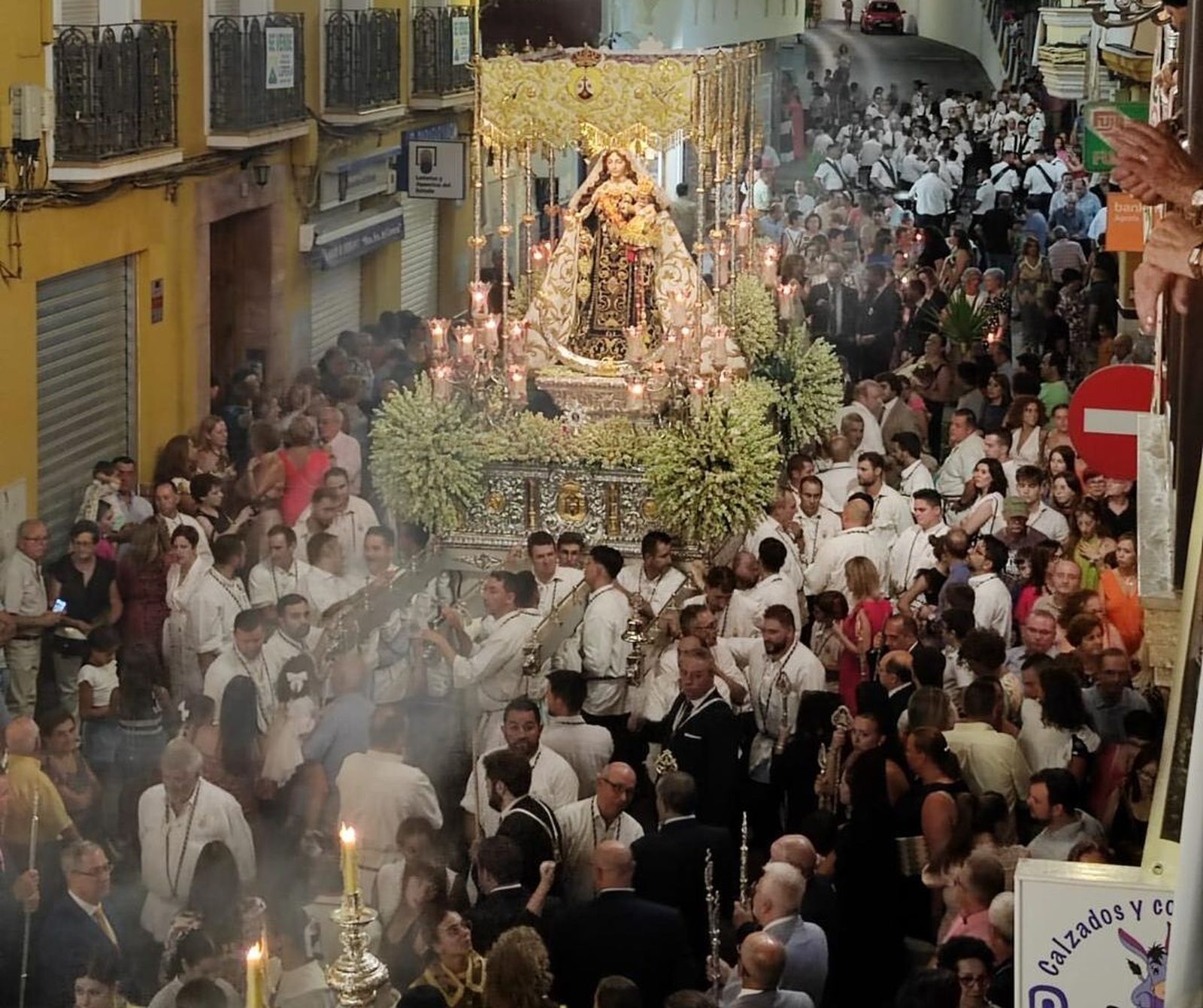 La Virgen del Carmen, en las calles de Rute.