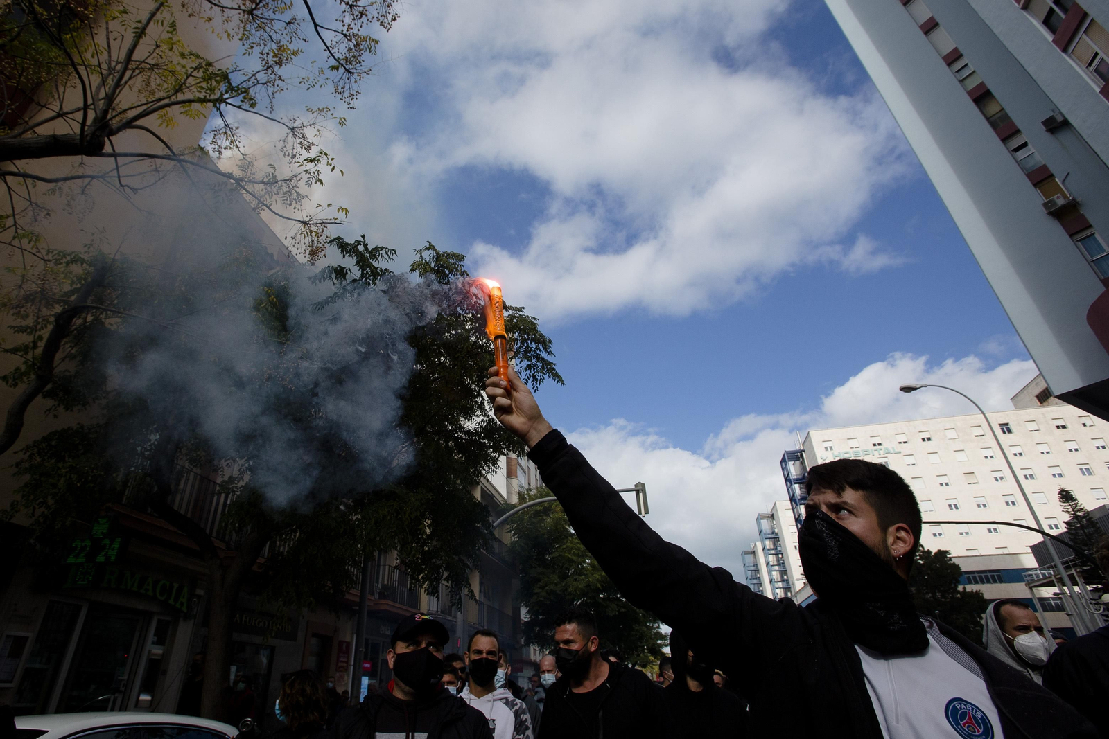 Imágenes de la manifestación por la huelga del metal