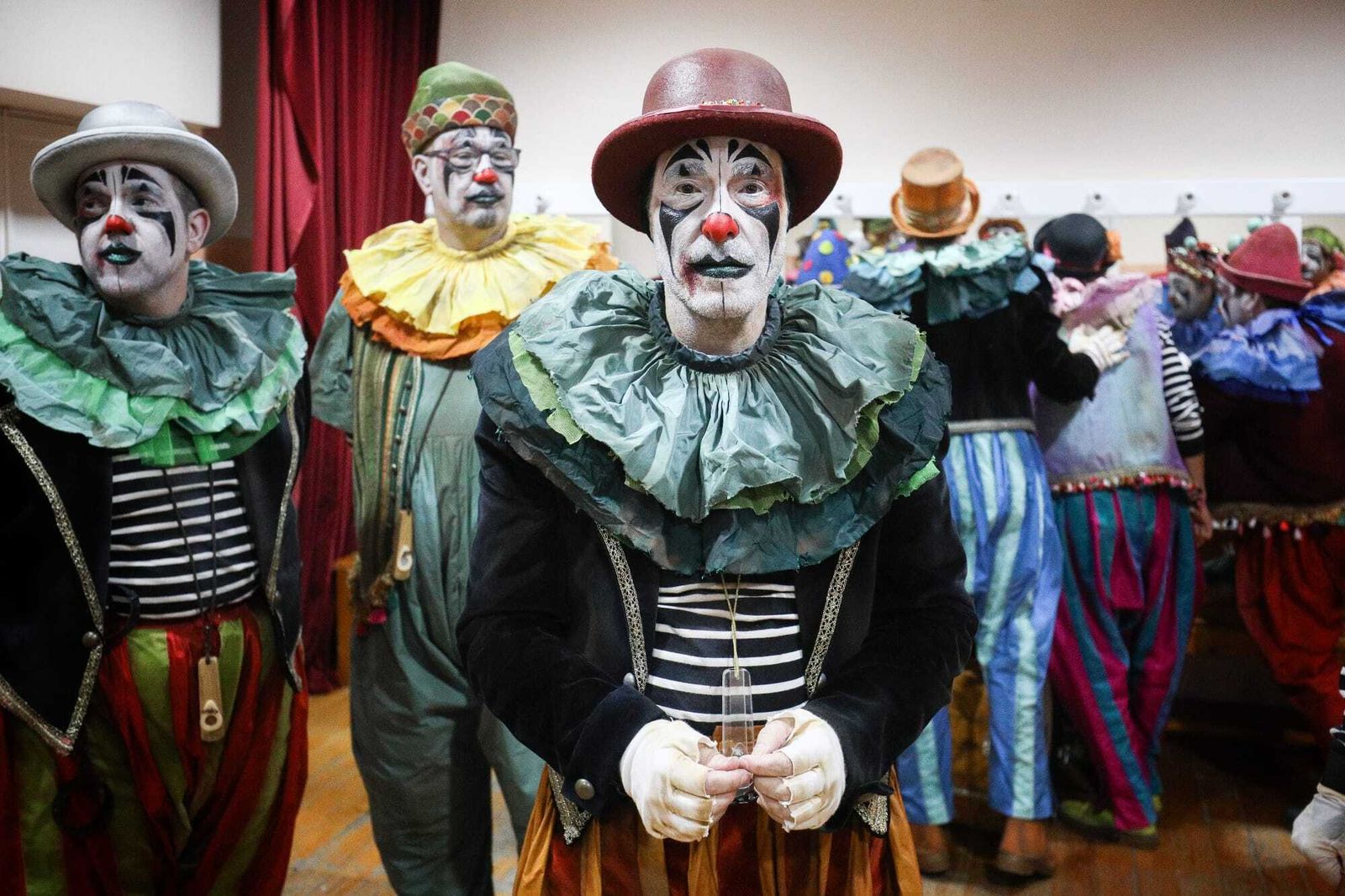 Ambiente en camerinos