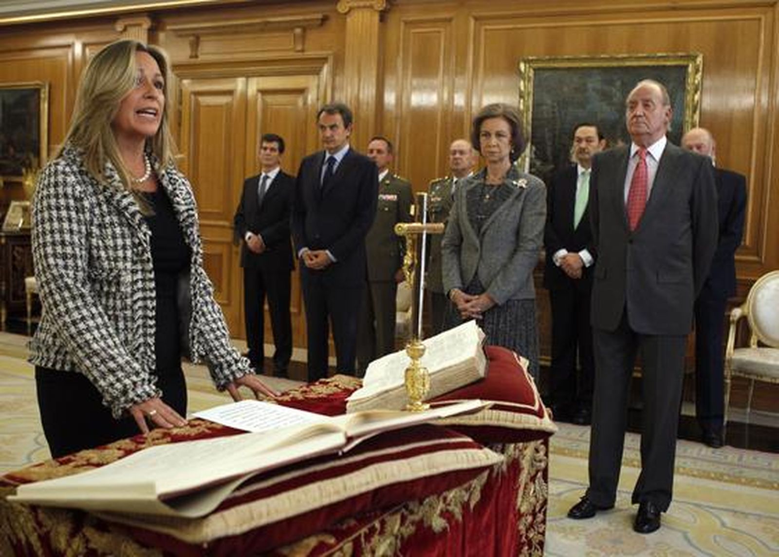 Trinidad Jiménez, ministra de Asuntos Exteriores.

Foto: AFP Photo