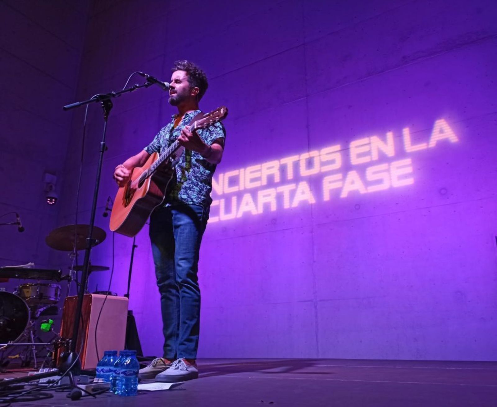El cantante Arco, durante el concierto del sábado.