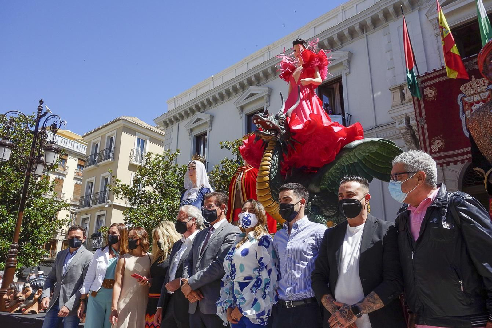 La Tarasca, en la Plaza del Carmen,