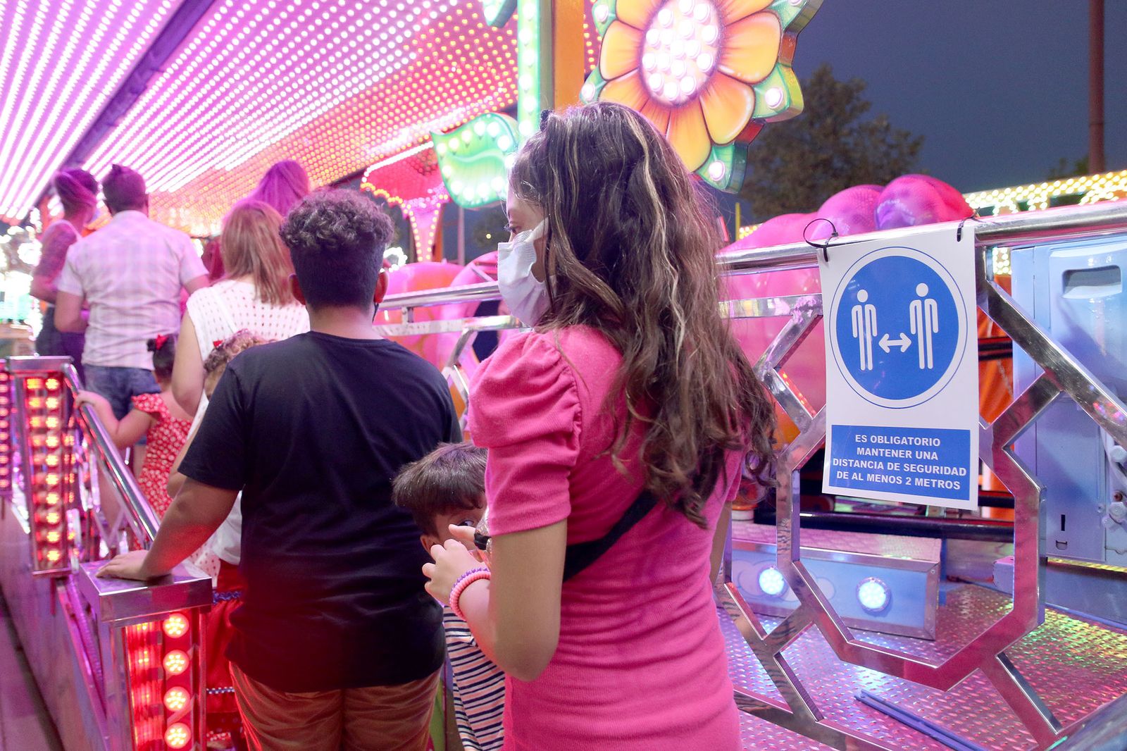 Una atracción de feria, en una imagen de archivo.