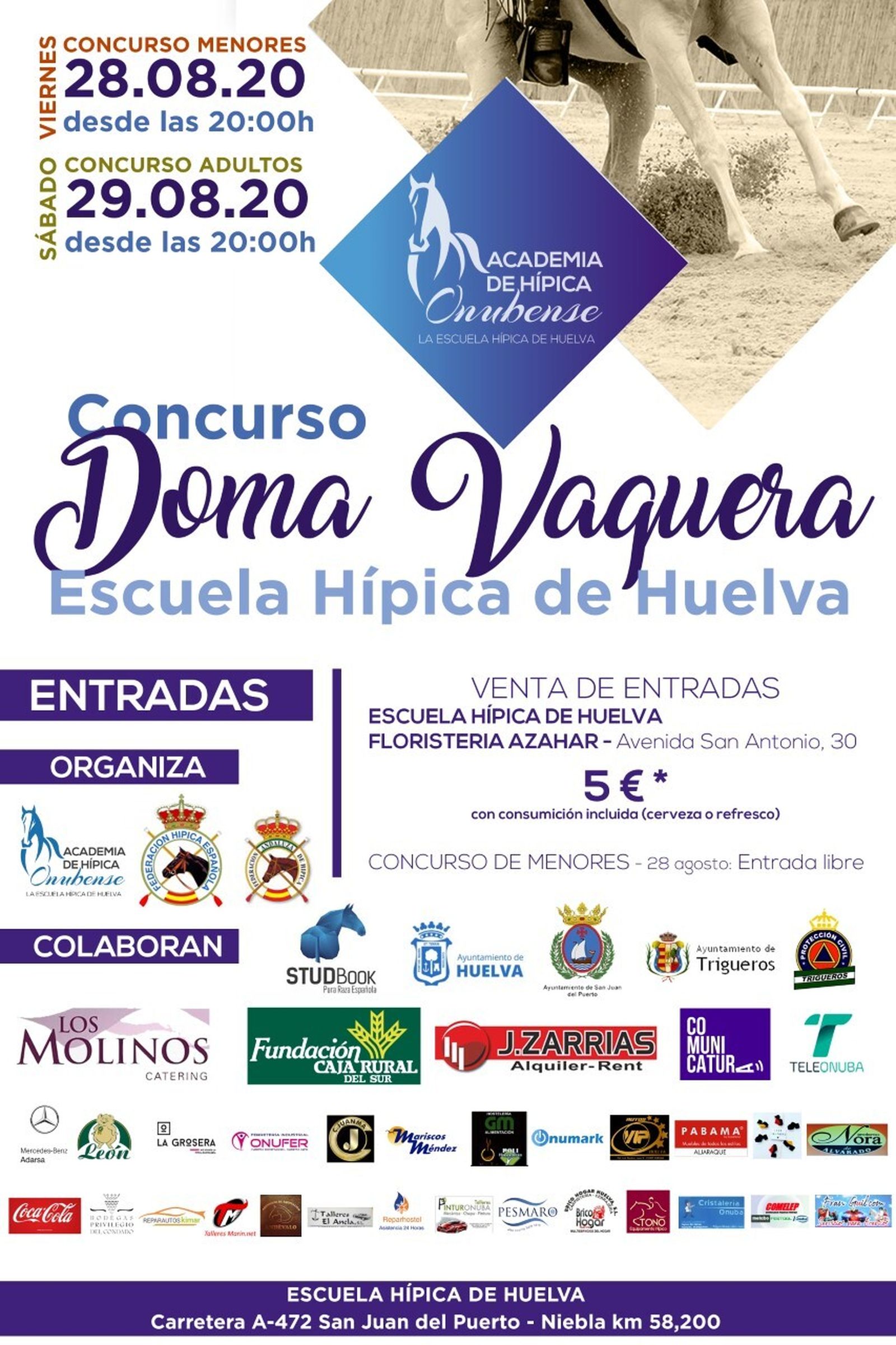 Cartel anunciador de este evento que tendrá lugar el viernes y el sábado.