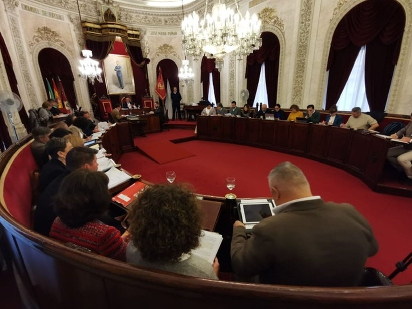 Imagen del Pleno Ordinario de este  viernes.