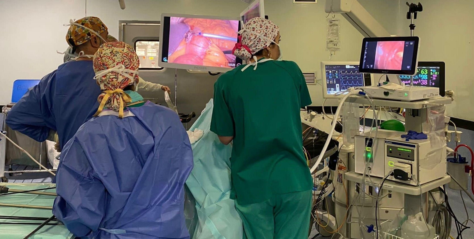 Especialistas en Aparato Digestivo realizan una endoscopia, en una imagen de archivo.