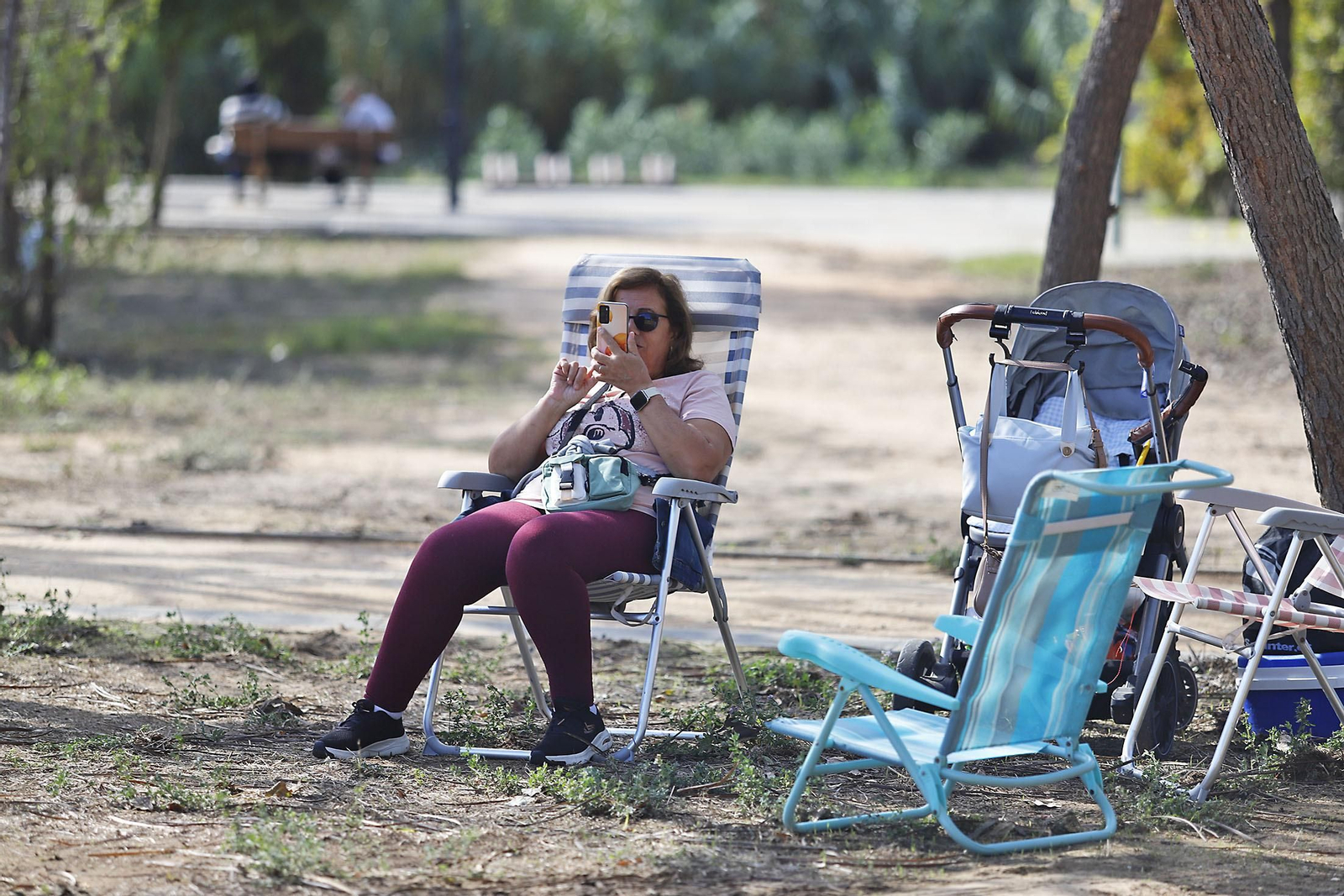 Imágenes de la convivencia carnavalera del Parque Moret en Huelva