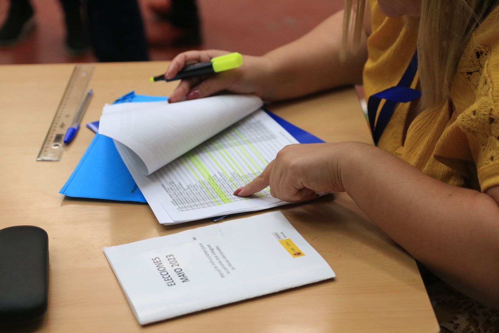 Imágenes de las votaciones en las Elecciones Municipales 2023, en Almería capital