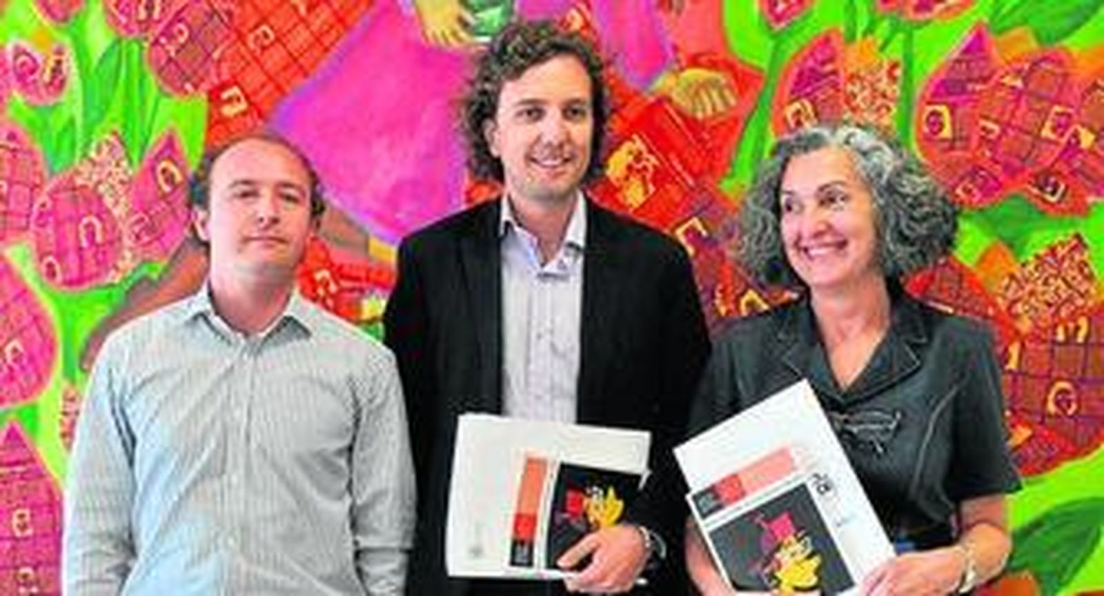Víctor Manuel Muñoz, Gabriel Alconchel y Rosalía Martínez.