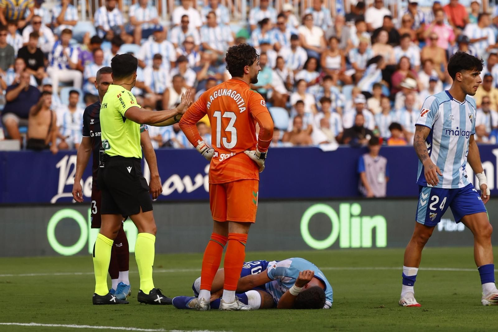 El Málaga CF - SD Eibar, en fotos
