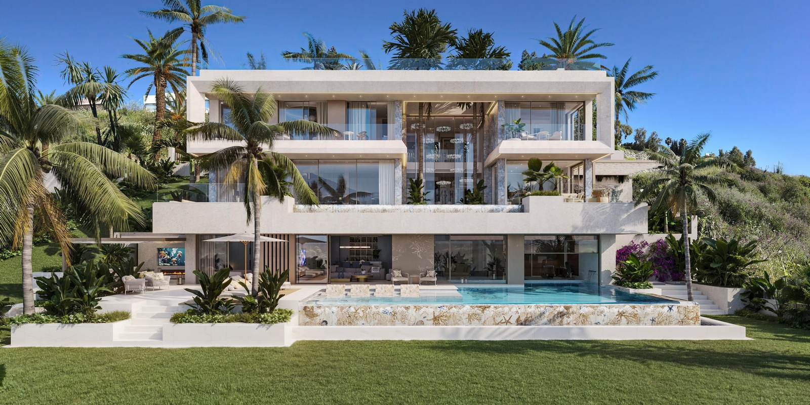 'Ocho de oro', en fotos: así serán las exclusivas villas de Versace Home en Marbella