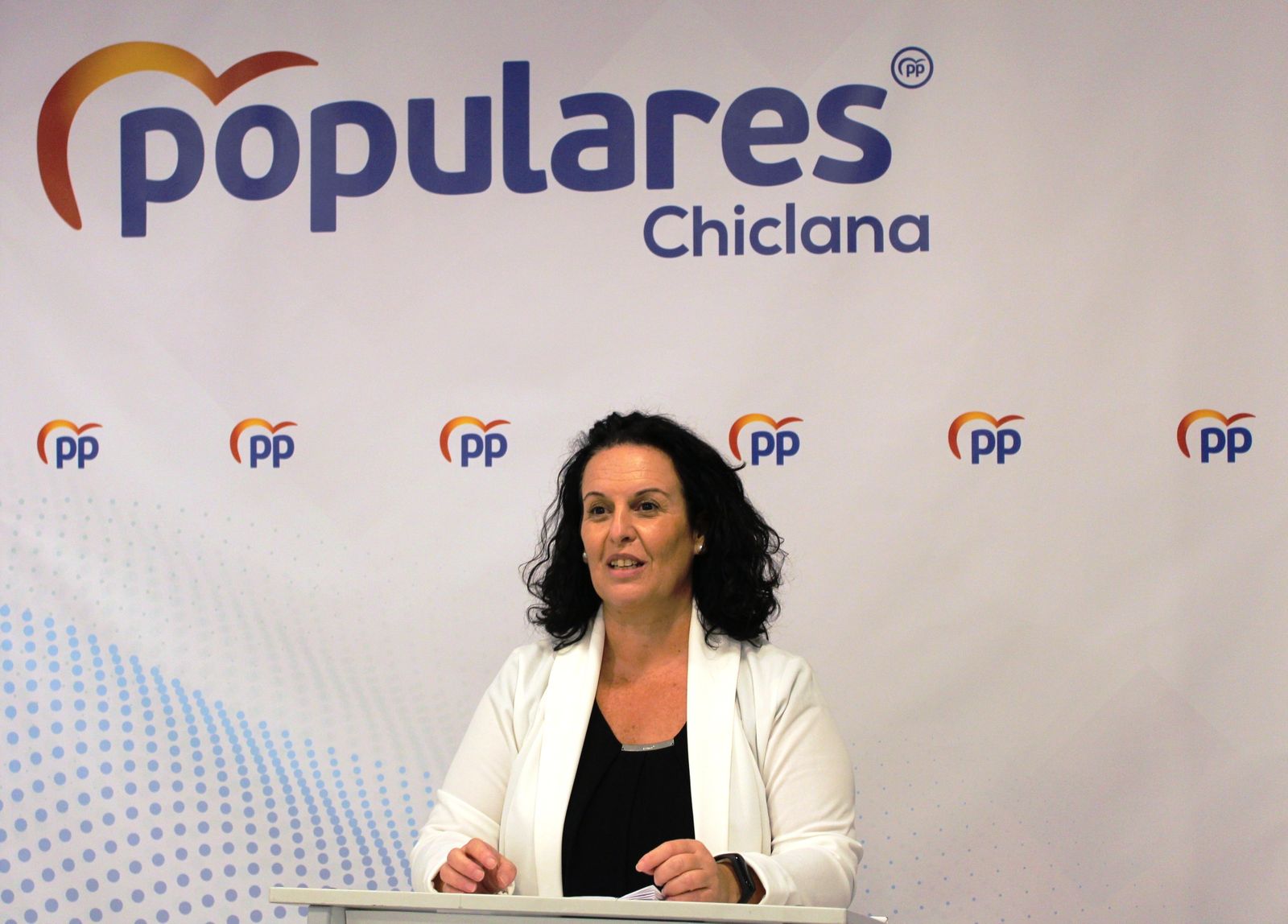 La presidenta de los populares chiclaneros, Ascensión Hita.