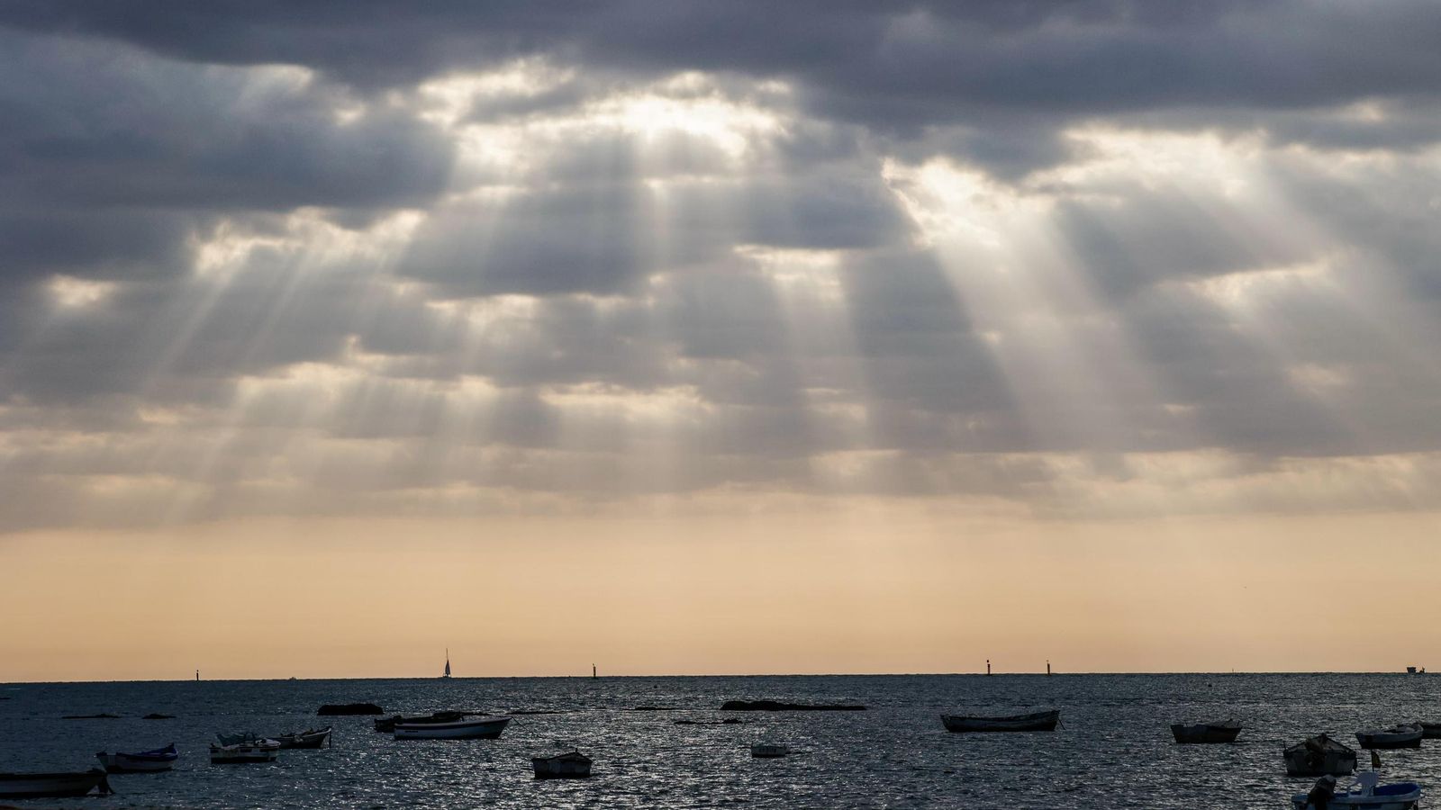 Nublado día en Sanlúcar de Barrameda.