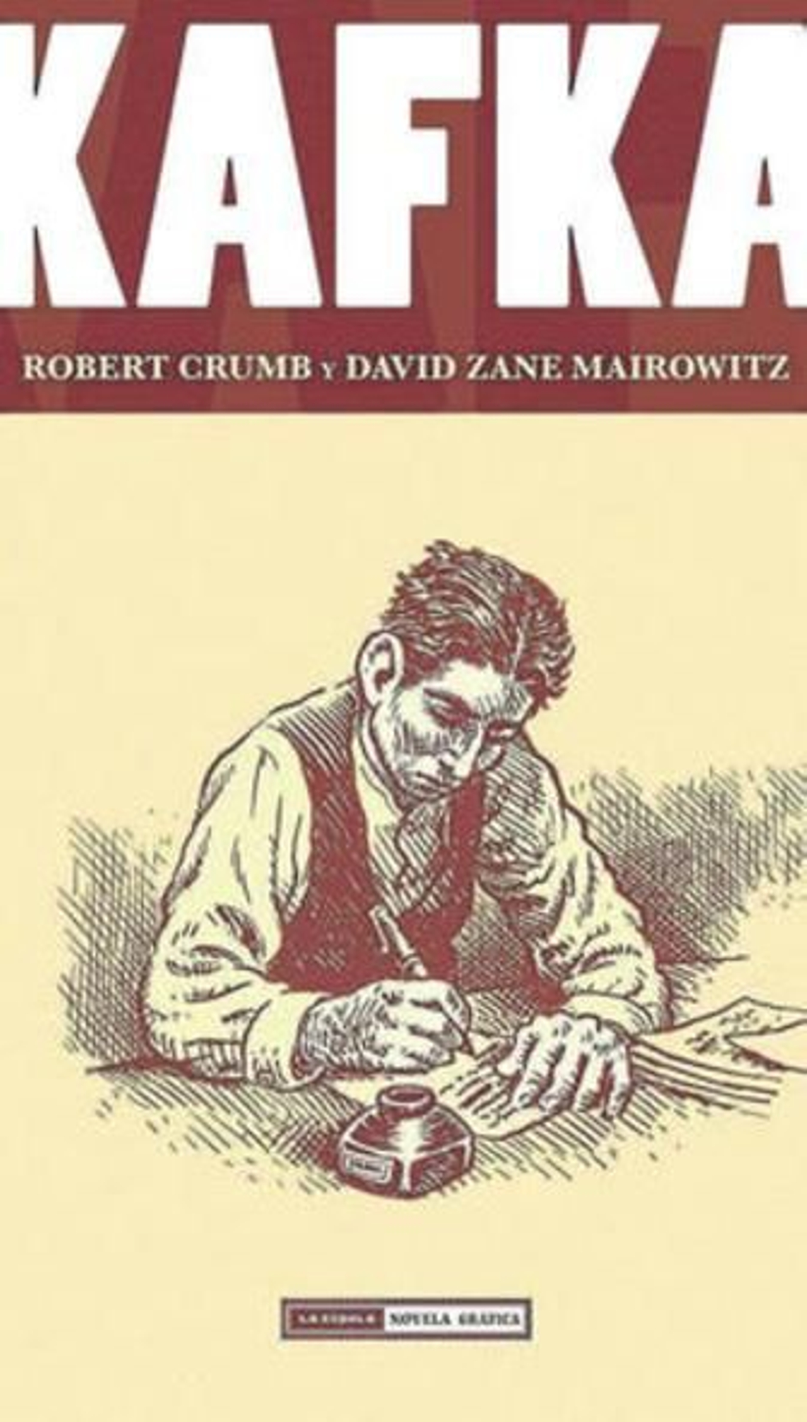 Portada del álbum 'Kafka', publicado por Ediciones La Cúpula.