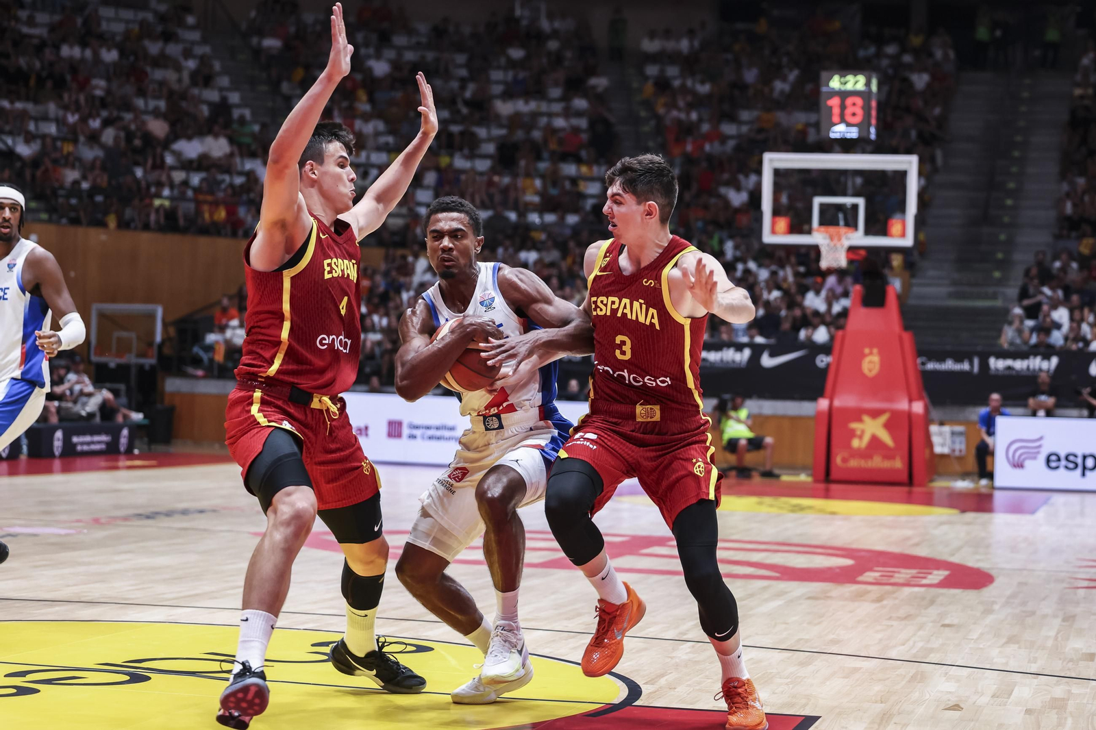 Las fotos del España - Francia de baloncesto