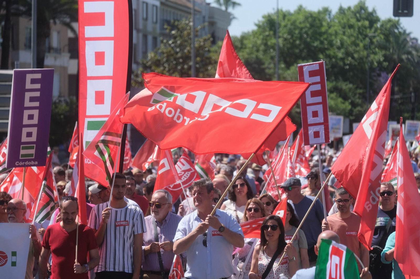 La manifestación del Primero de Mayo de Córdoba, en imágenes