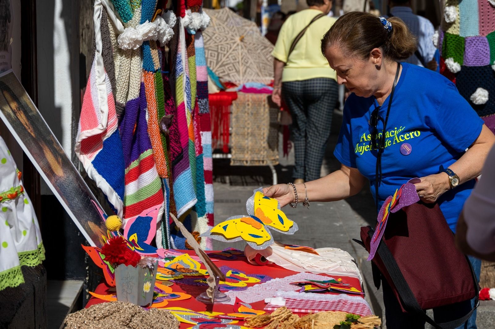 Las imágenes del I Encuentro de Bolillos de la asociación Mujeres de Acero