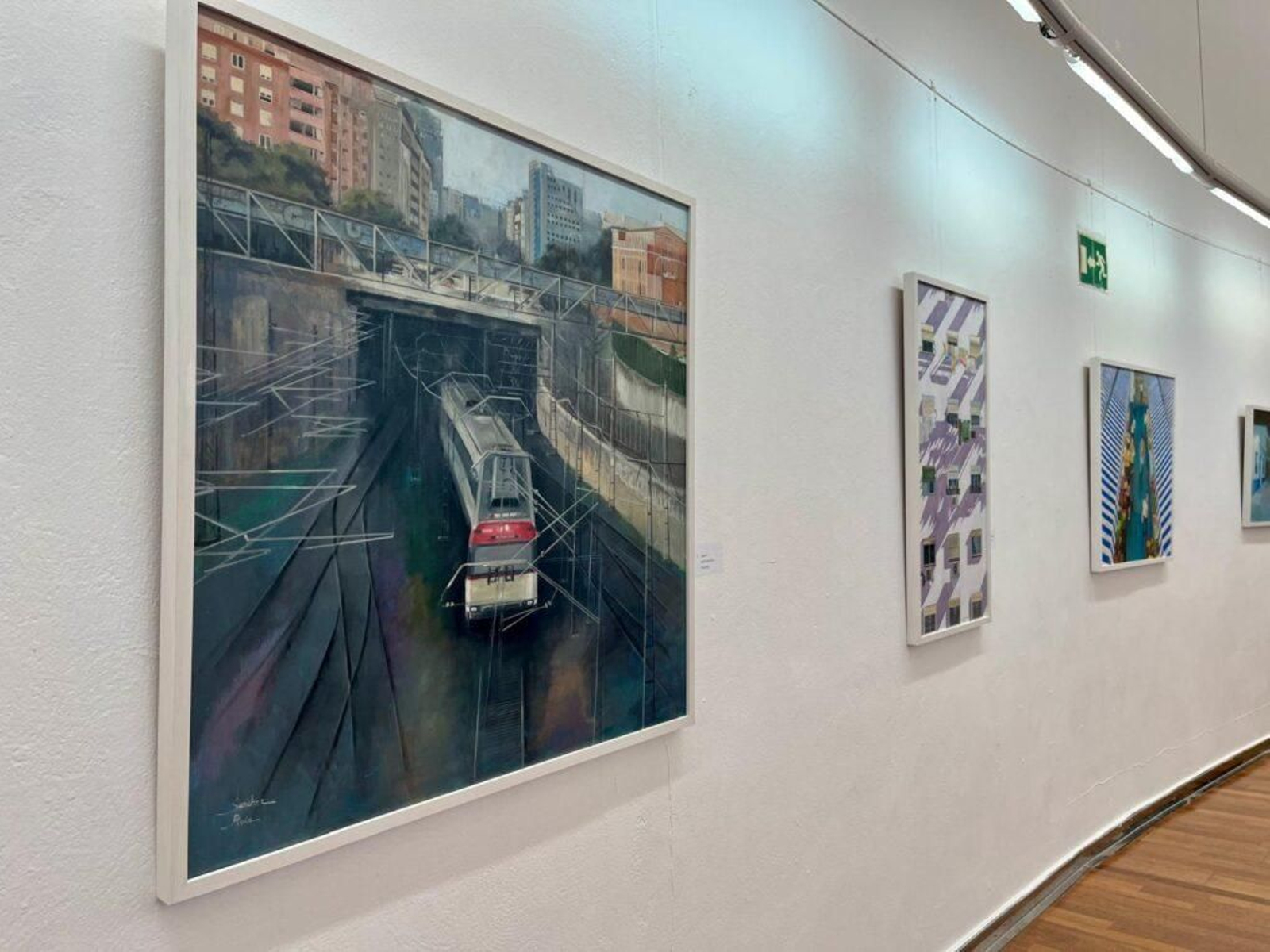 Obras expuestas en la muestra.