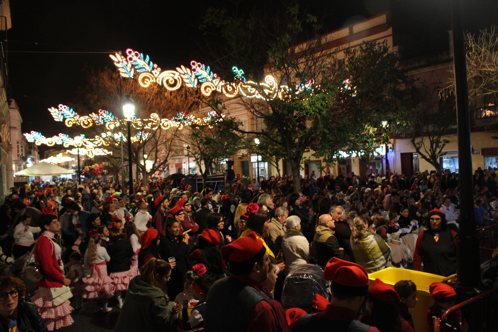 Plaza de Jesús durante el Carnaval