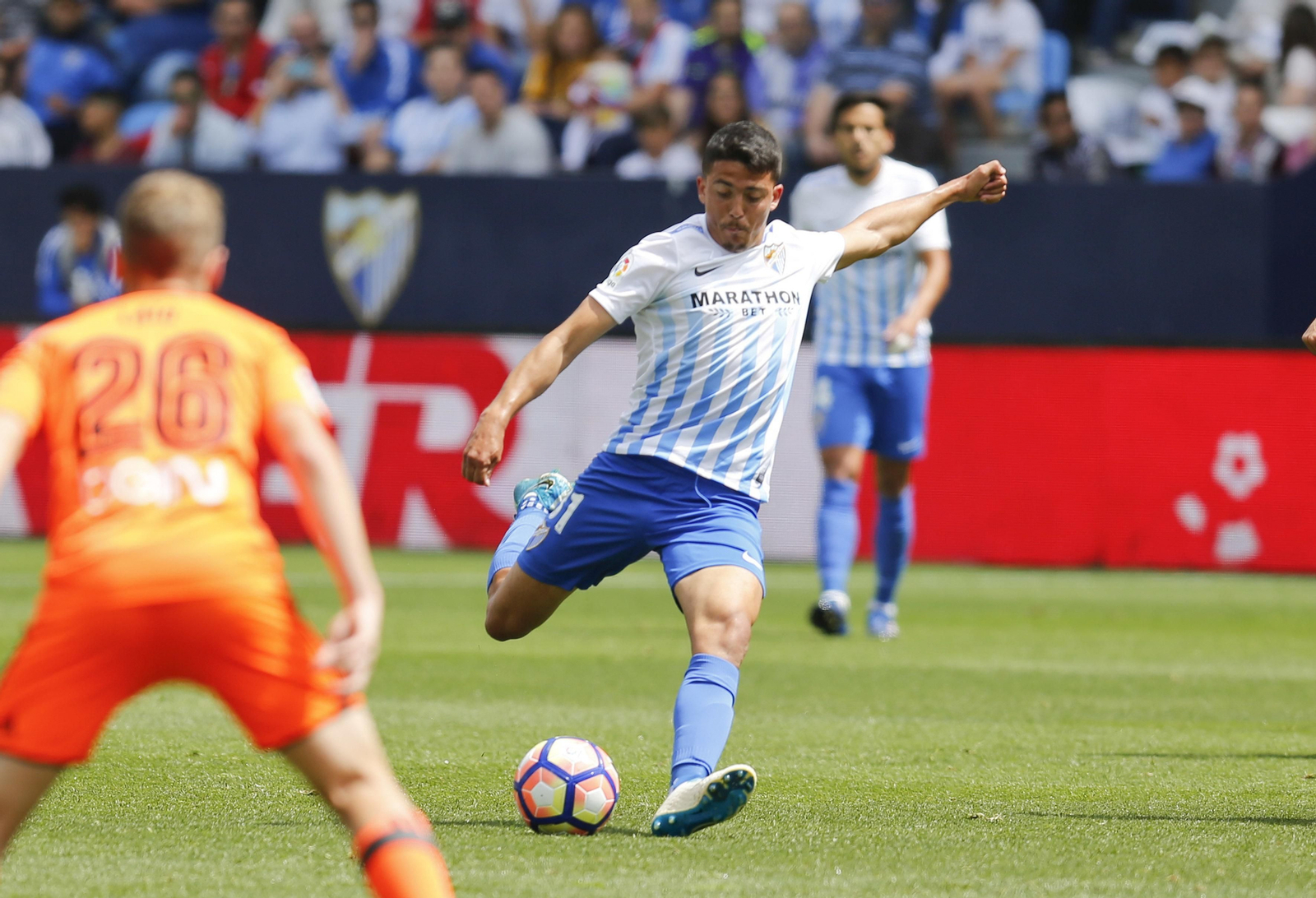 Las imágenes del Málaga-Valencia