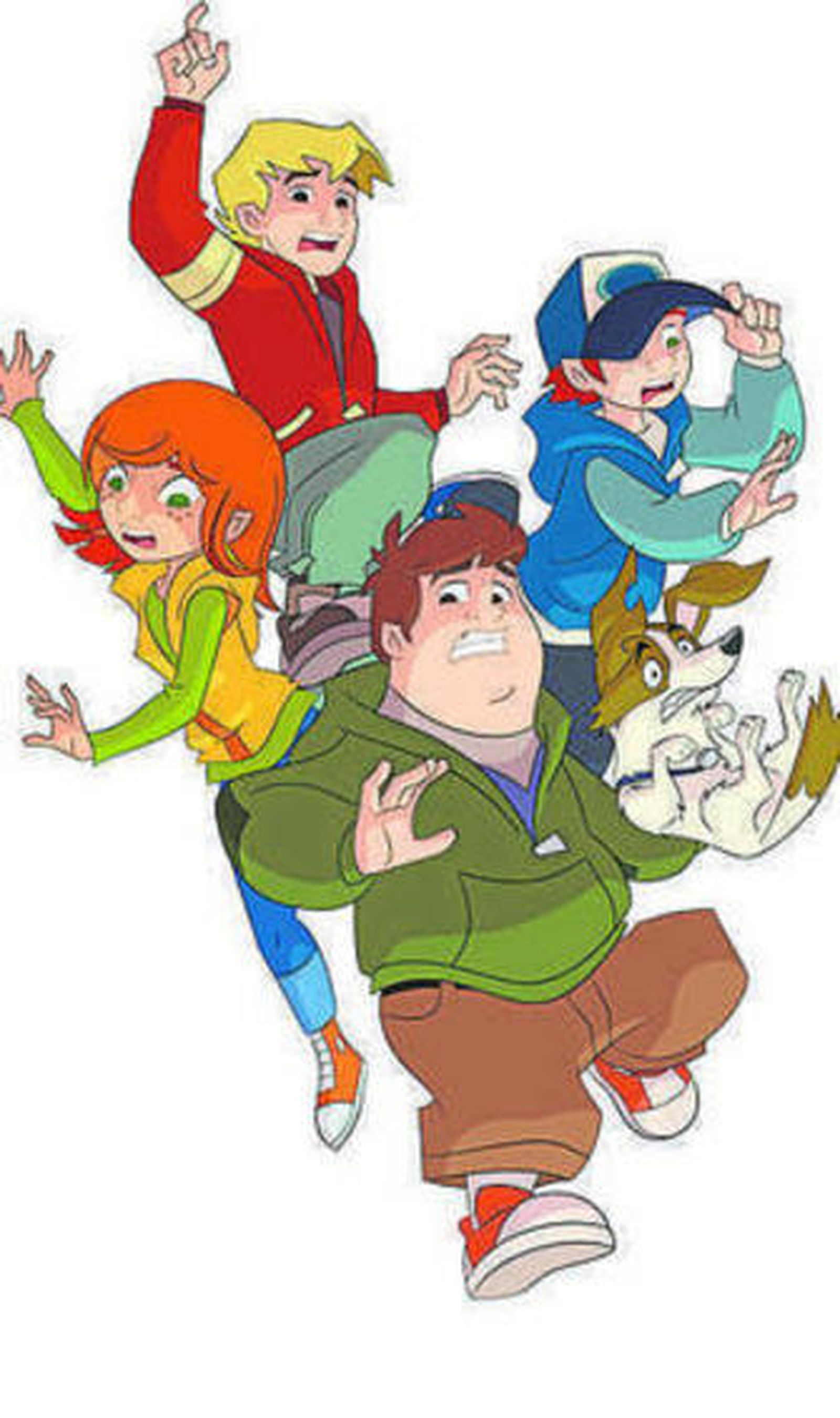 Los protagonistas de la serie.