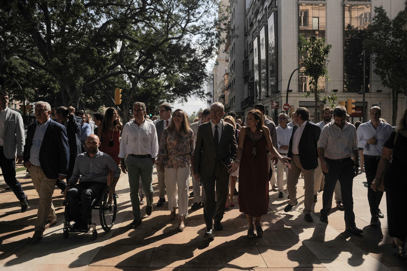 Fotos de la inauguración de los trabajos de reurbanización de la Alameda Fotos de la inauguración de los trabajos de reurbanización de la Alameda