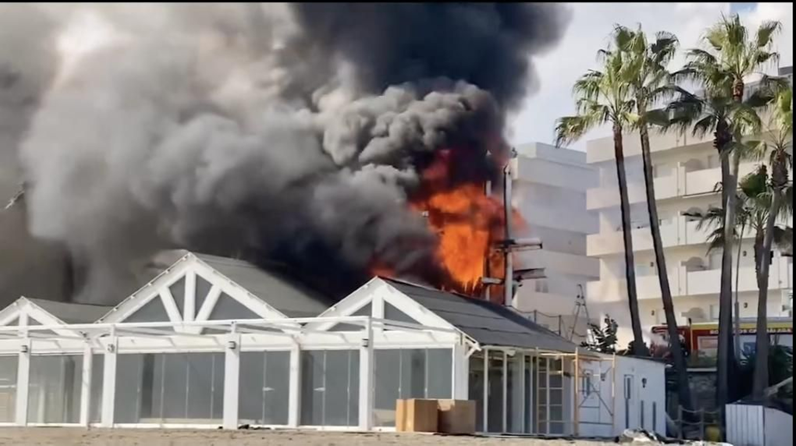 El chiringuito Bikini Beach de Estepona.