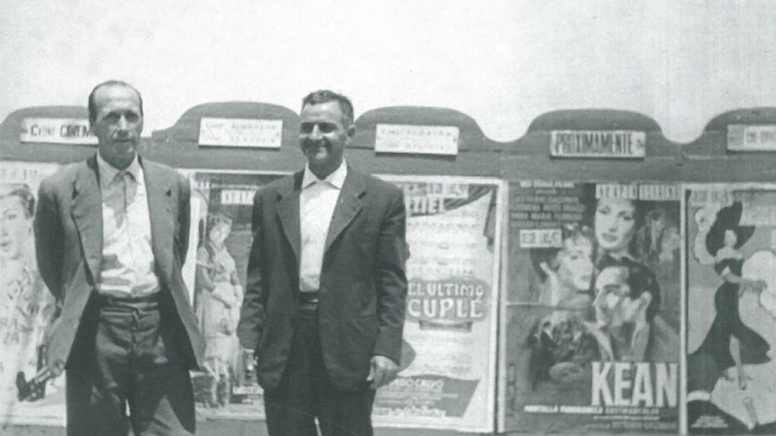 Antonio Sánchez Pecino y Reyes Benítez Aranega, amigos desde la niñez.