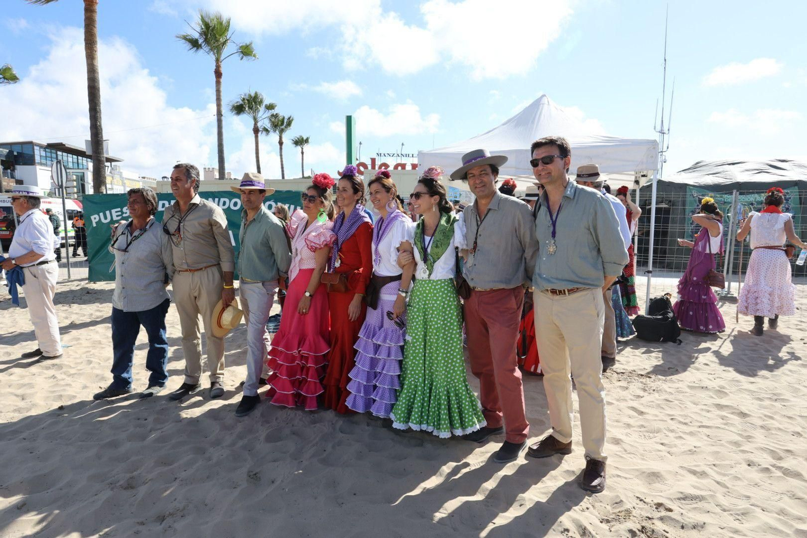 Imágenes del embarque de la Hermadad del Rocío de Jerez