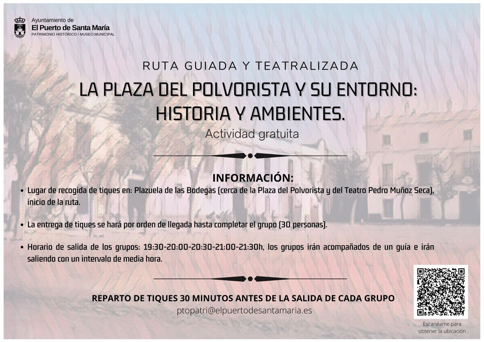 Las rutas guiadas y teatralizadas finalizan este miércoles.
