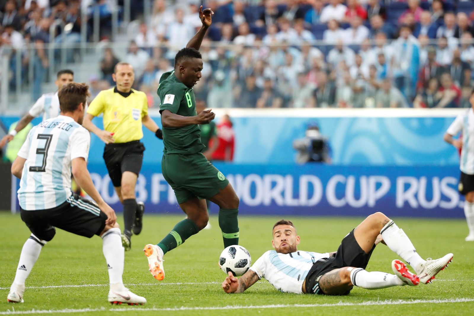 Las imágenes del Nigeria-Argentina