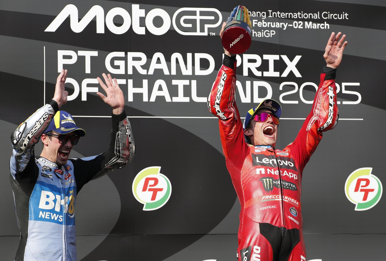 Las fotos del triunfo de Marc Márquez en Tailandia