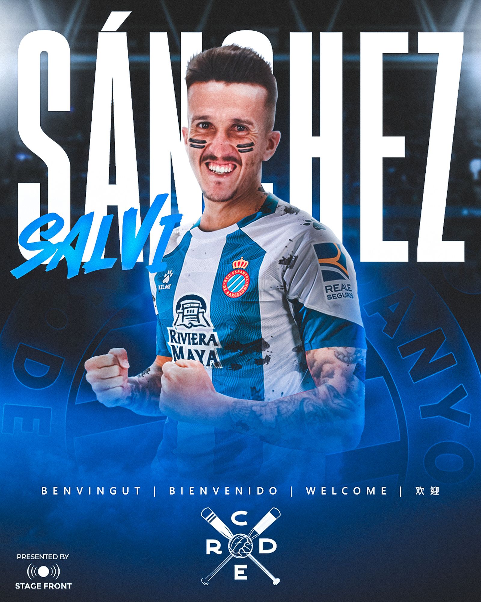 La bienvenida del Espanyol a Salvi