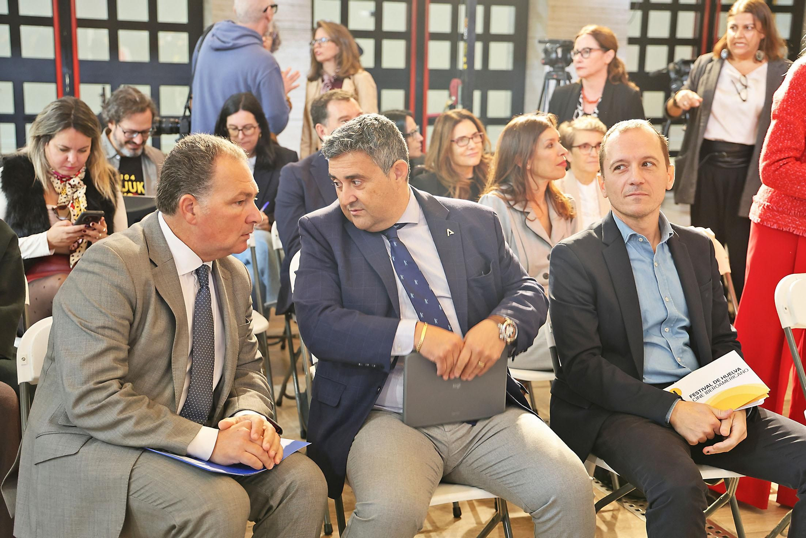 Imágenes de la presentación de la 51 edición del Festival de Huelva de Cine Iberoamericano