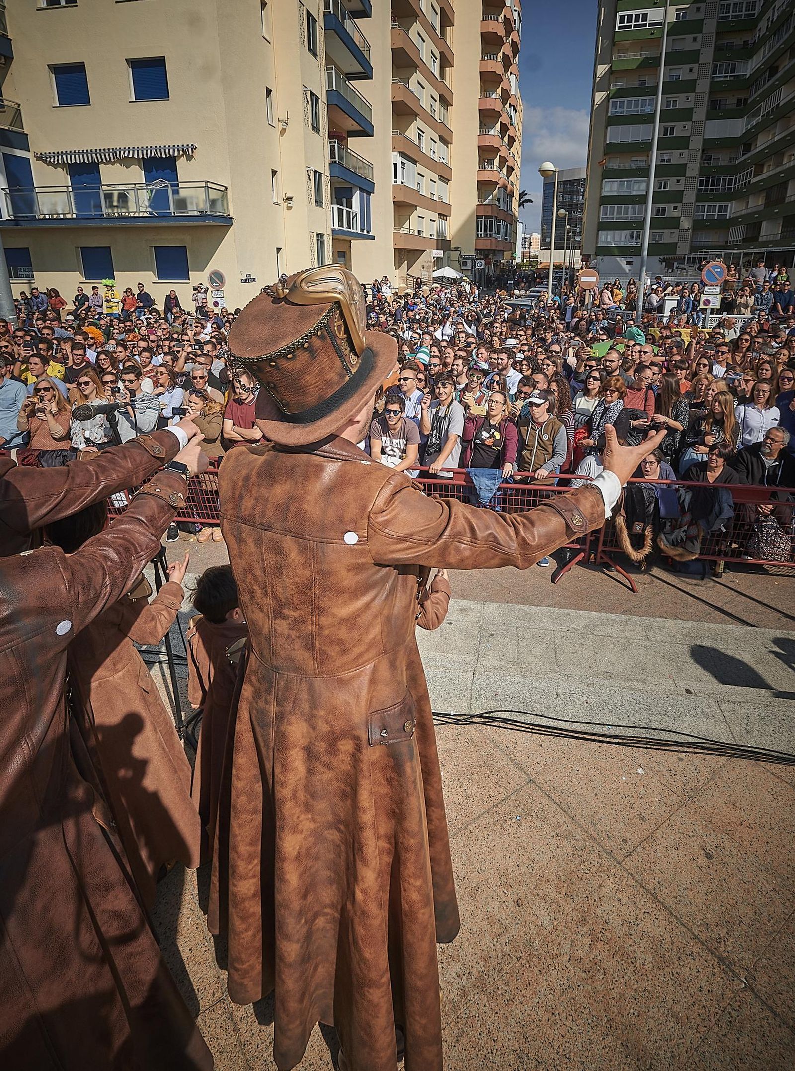 Las imágenes de la Batalla de Coplas y el carrusel de la Viña