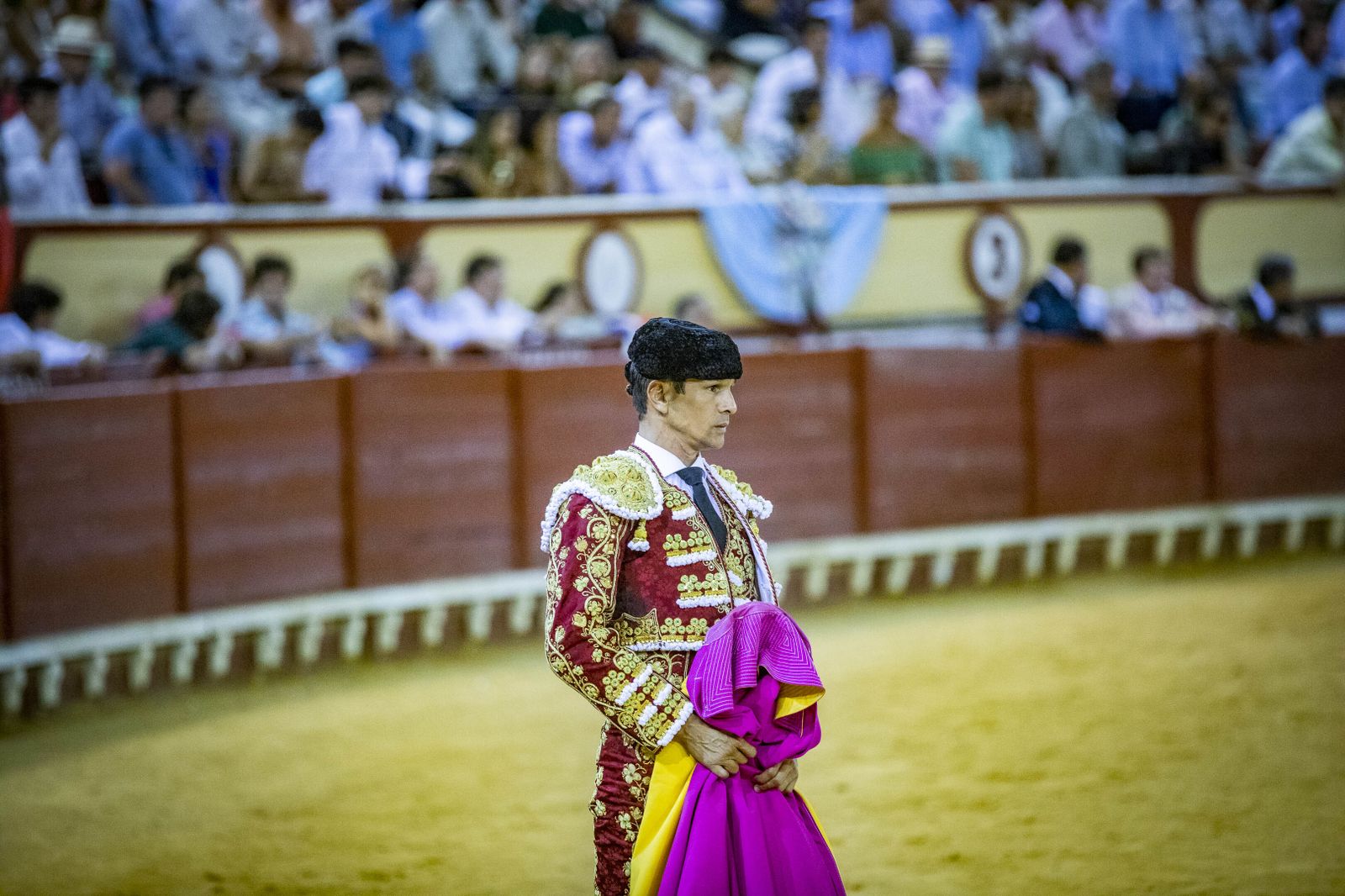 Daniel Crespo, Manzanares y Juan Ortega, en la plaza de toros de El Puerto
