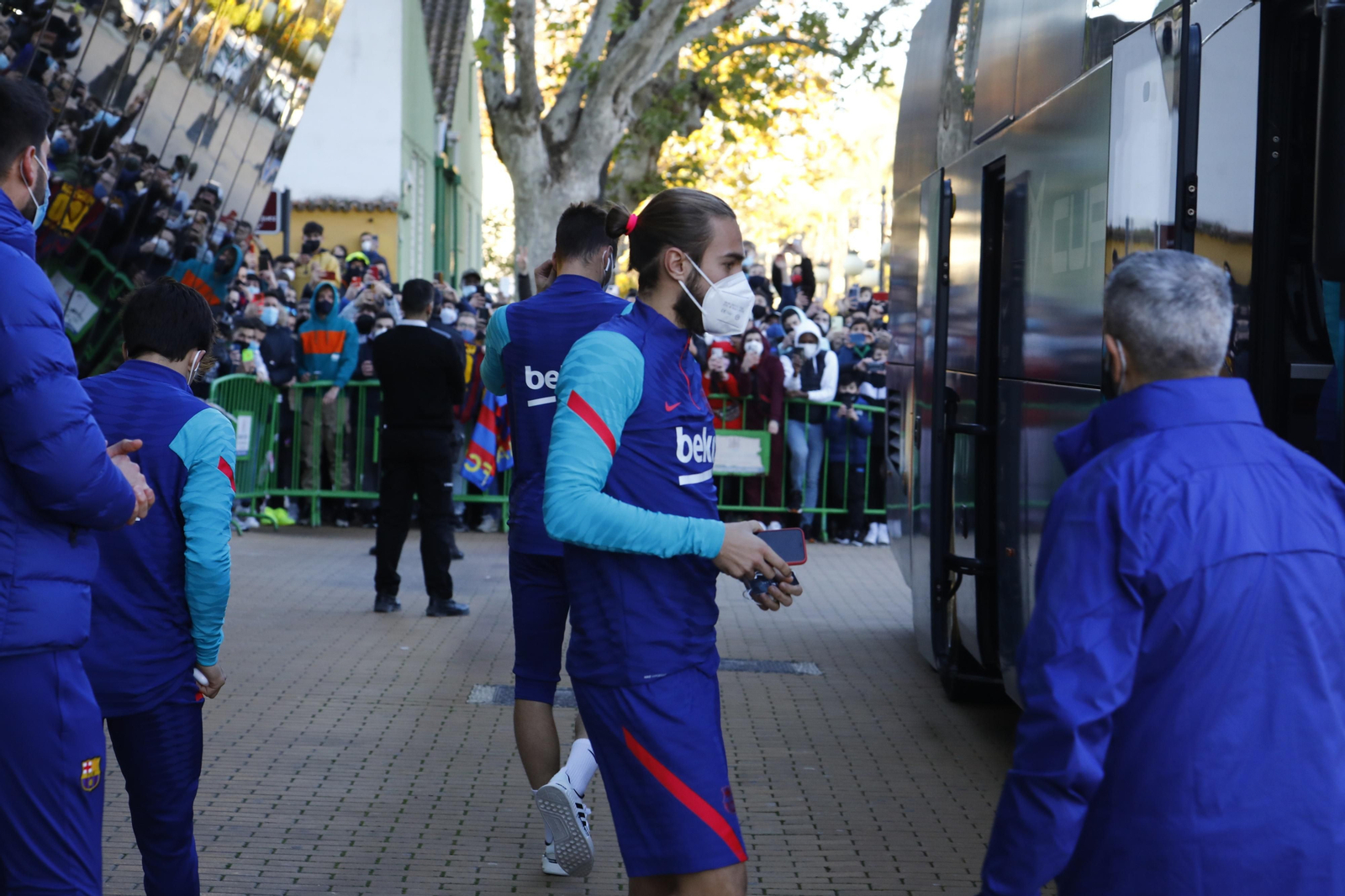 El Barça ya prepara la Supercopa en Córdoba, en imágenes
