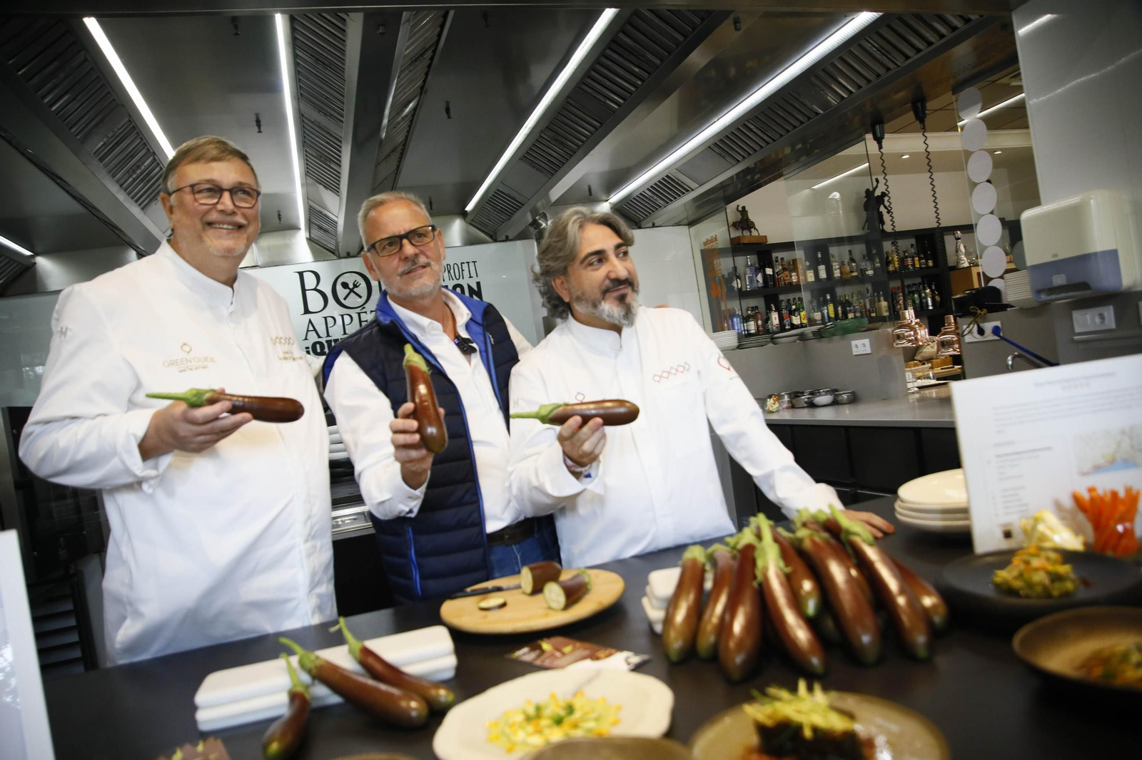 Las imágenes de una nueva variedad de berenjena en Almería