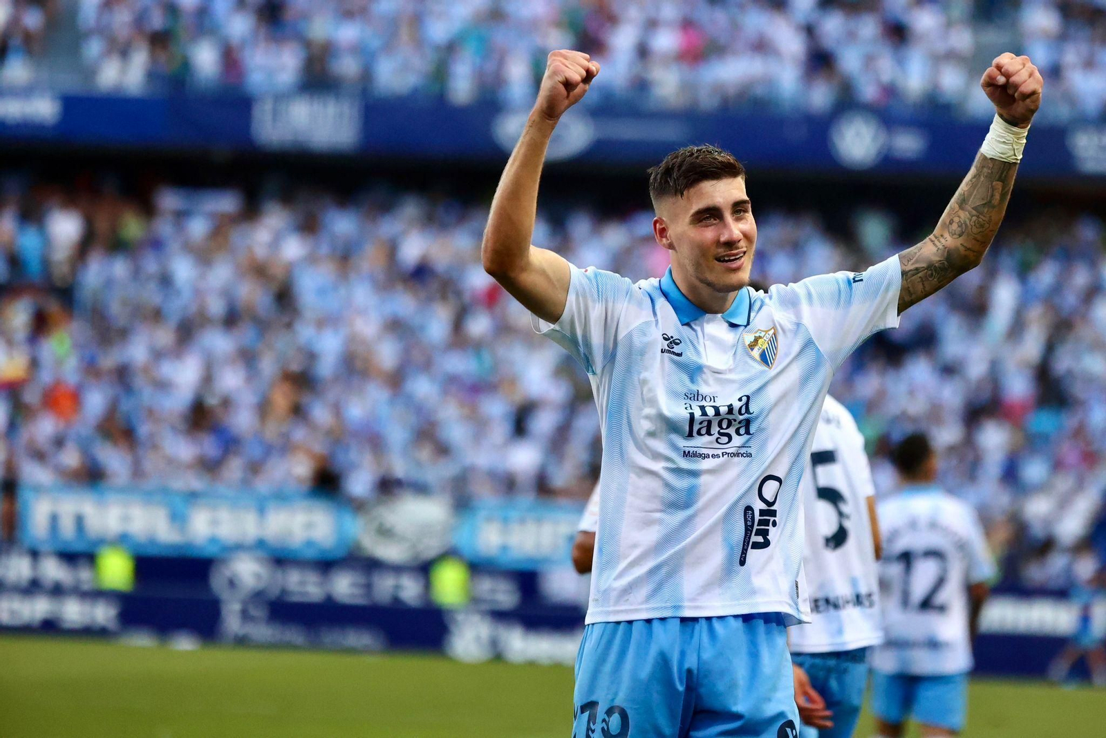 Así fue el gol de Roberto que dio al Málaga CF el pase a la final por el ascenso