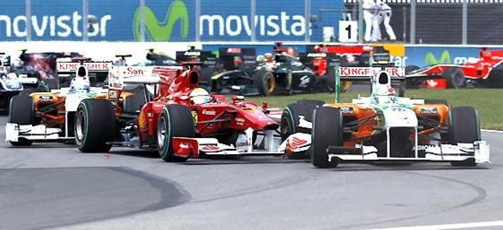 Primeros compases del Gran Premio de Canadá.

Foto: Afp Photo / Reuters / Efe