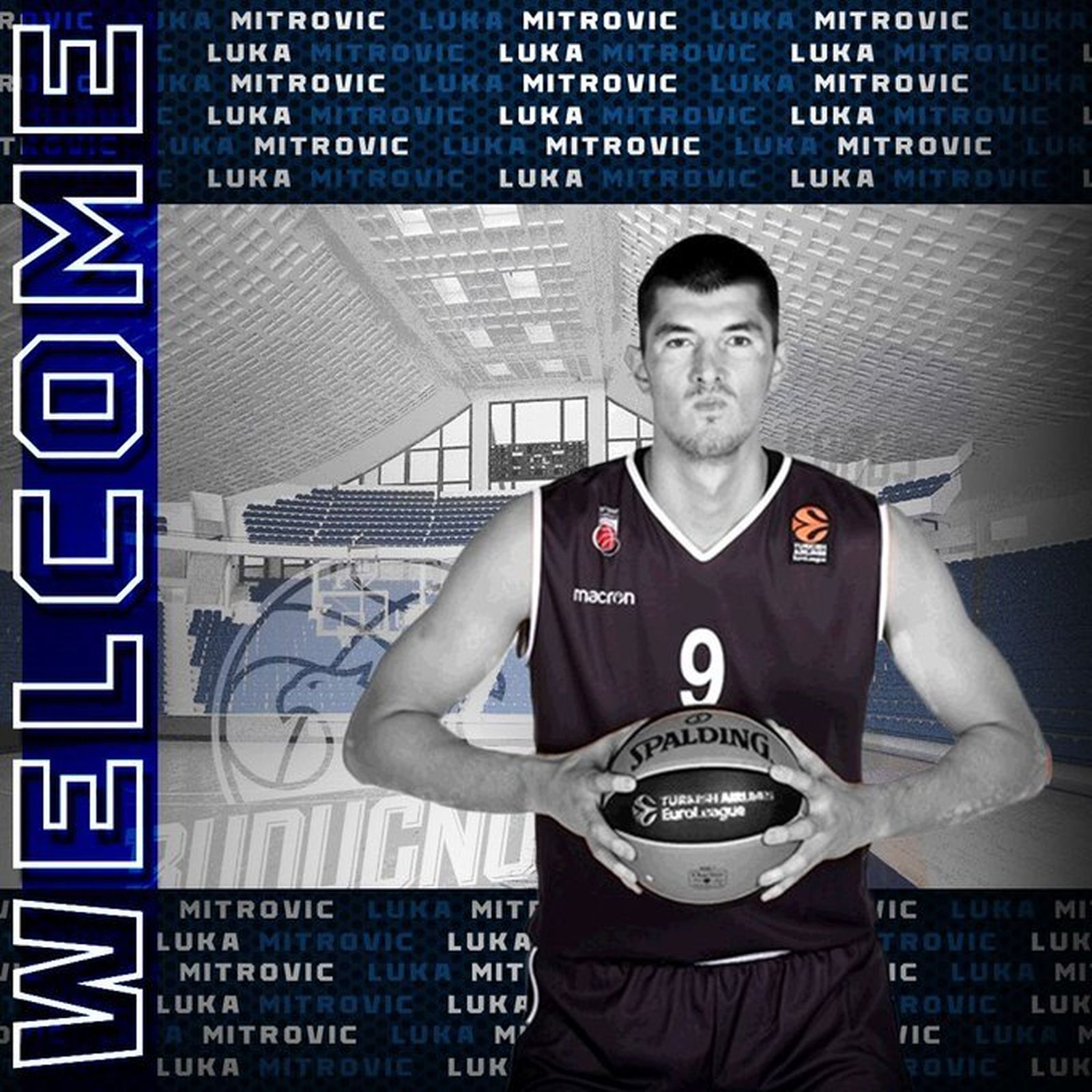 Luka Mitrovic, nuevo jugador del Buducnost.
