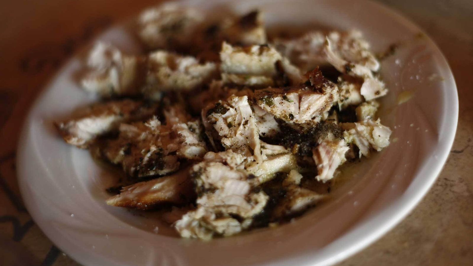 Tapa de jamón asado