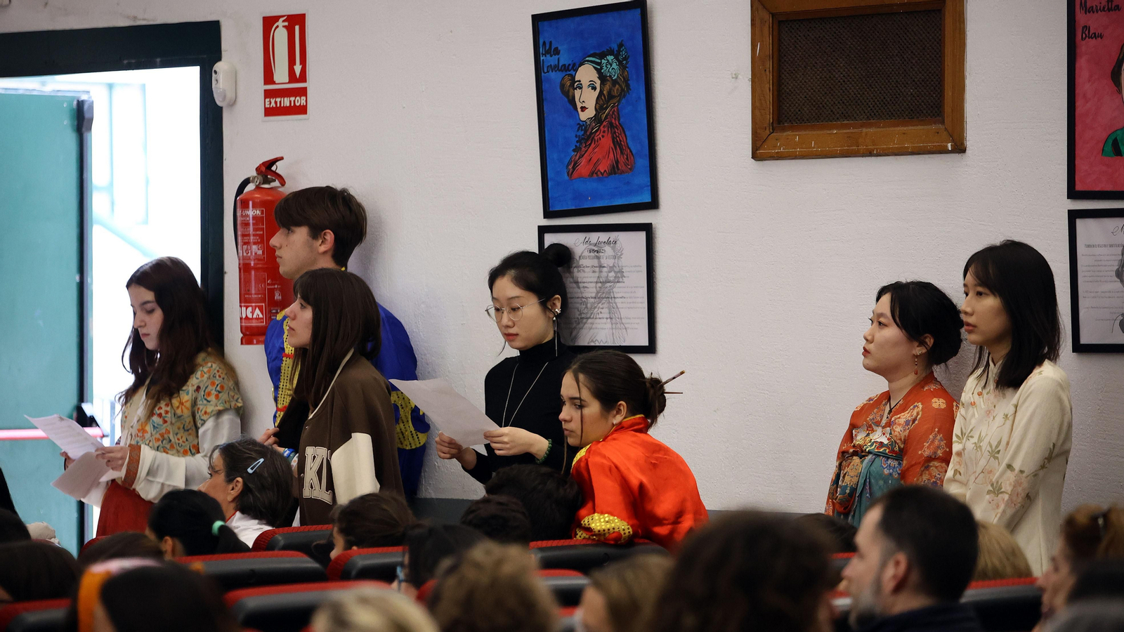 Celebración del Año Nuevo Chino en el IES Coloma de Jerez